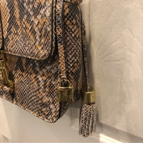 GILI Got It Love It Leather Snakeskin Bag - Picture 6 of 8